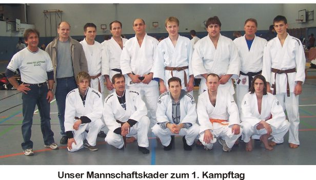 Mannschaftskader 1.Kampftag Württembergliga